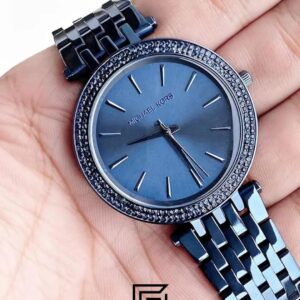 ⁦Michael Kors watches Darci Women's Blue Dial Stainless Steel Band Watch - MK3406⁩ - الصورة ⁦5⁩