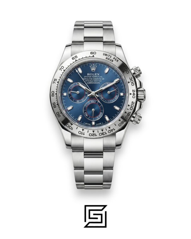 Rolex Daytona Silver Blue