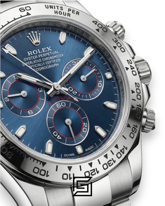 Rolex Daytona Silver Blue - Stainless Steel - Automatic Movement
