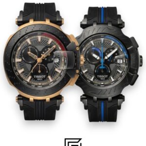 Tissot T-Race New Collection Rose Gold and Blue