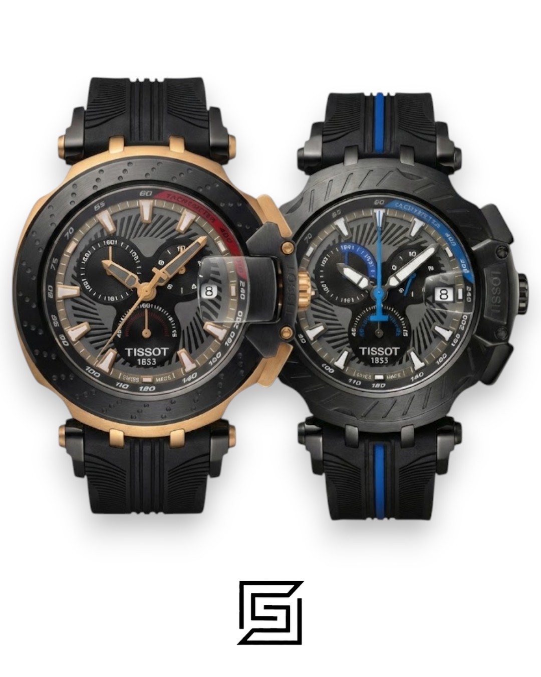 Tissot T-Race New Collection Rose Gold and Blue
