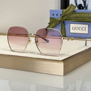 Sunglasses,Women Gucci sunglasses GG0882SA 005/GOLD - PURPLE Gucci