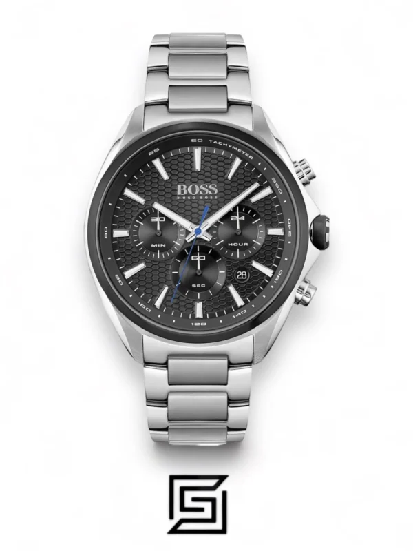 Men,Original Watches Hugo Boss original-watches Chronograph Quartz Watch for Men with Silver Stainless Steel Bracelet - 1513857 Boss