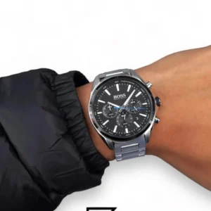 Men,Original Watches Hugo Boss original-watches Chronograph Quartz Watch for Men with Silver Stainless Steel Bracelet - 1513857 Boss