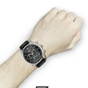 Men,Watches,Men,Original Watches Hugo Boss original-watches Champion Black Dial Black Leather Strap - 1513816 Boss
