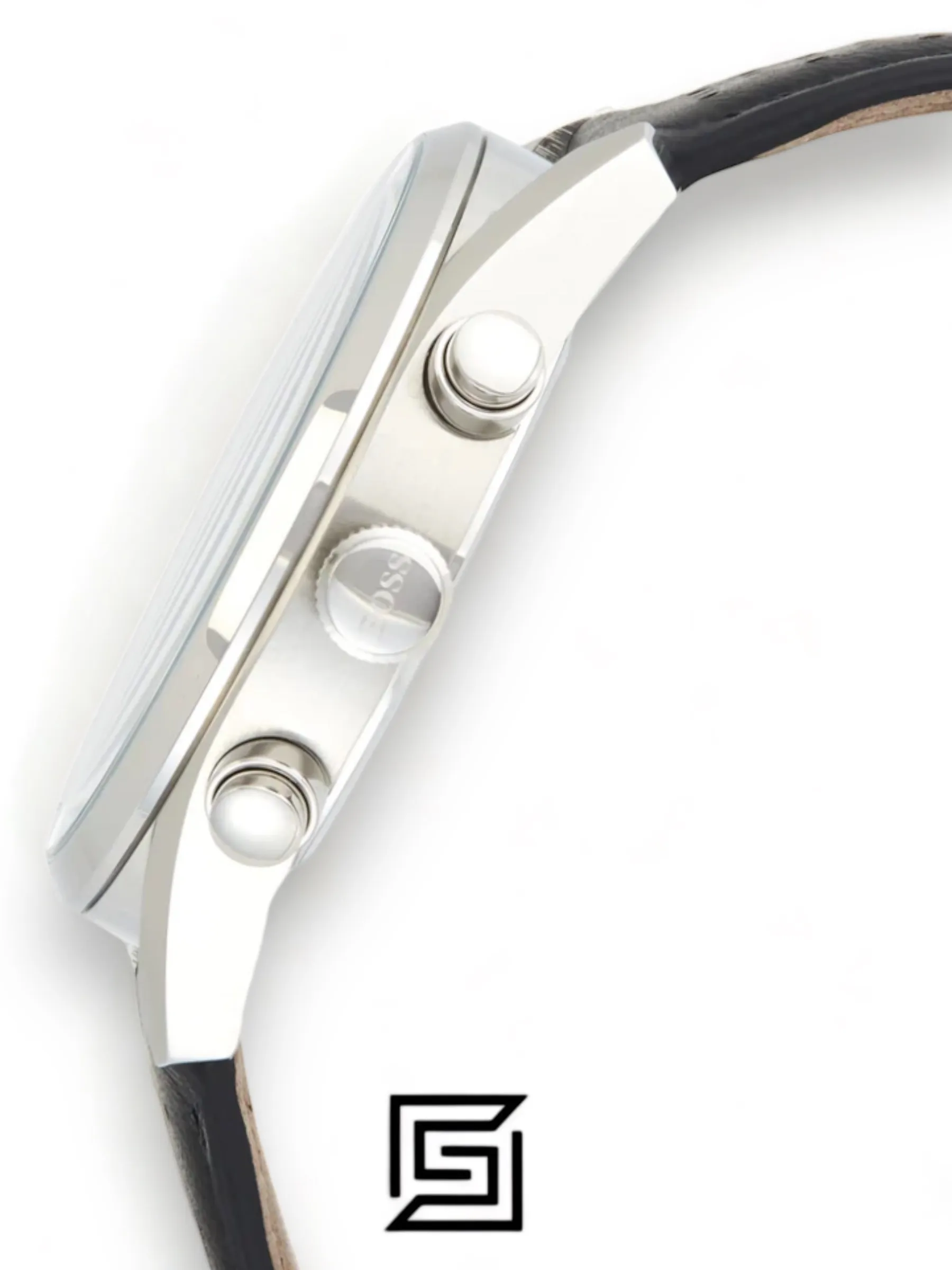 Men,Watches,Men,Original Watches Hugo Boss original-watches Champion Black Dial Black Leather Strap - 1513816 Boss