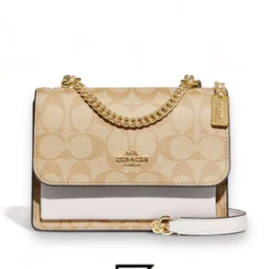 Bags,Leather,Women Coach leather Mini Klare Crossbody In Signature Canvas C9946 Coach