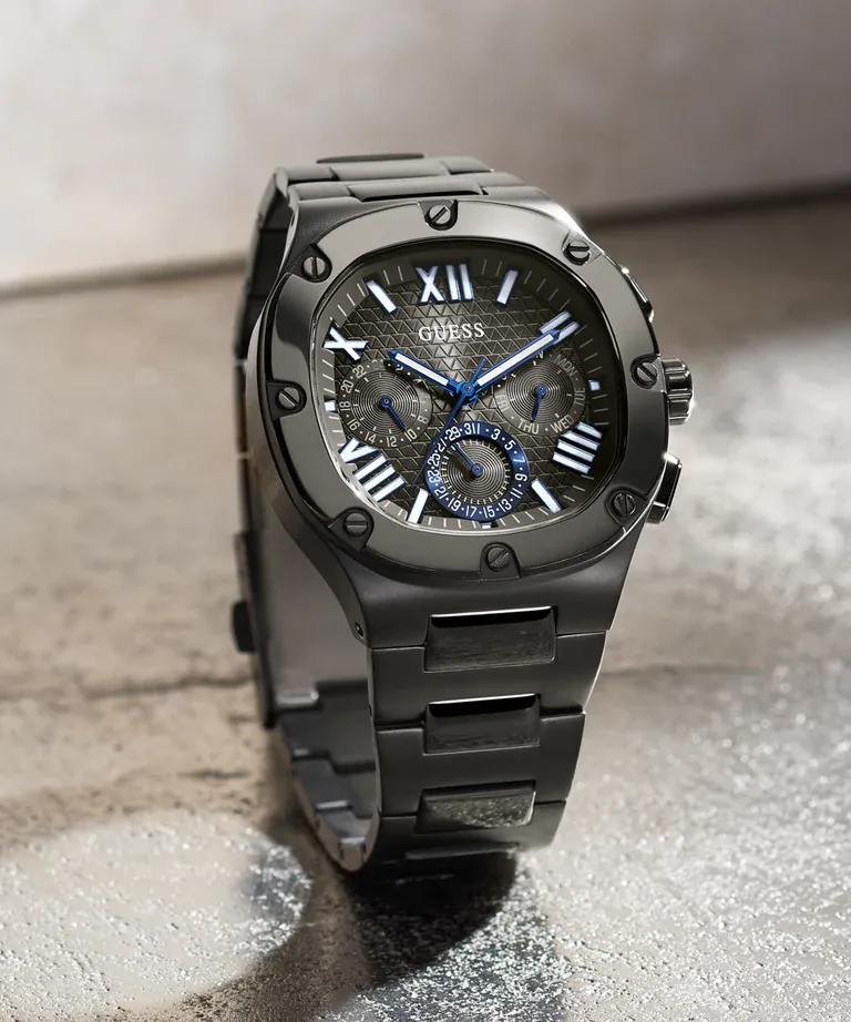 Men,Watches,Men,Original Watches original-watches GUESS Mens Gunmetal Multi-function Watch - GW0572G5 Guess
