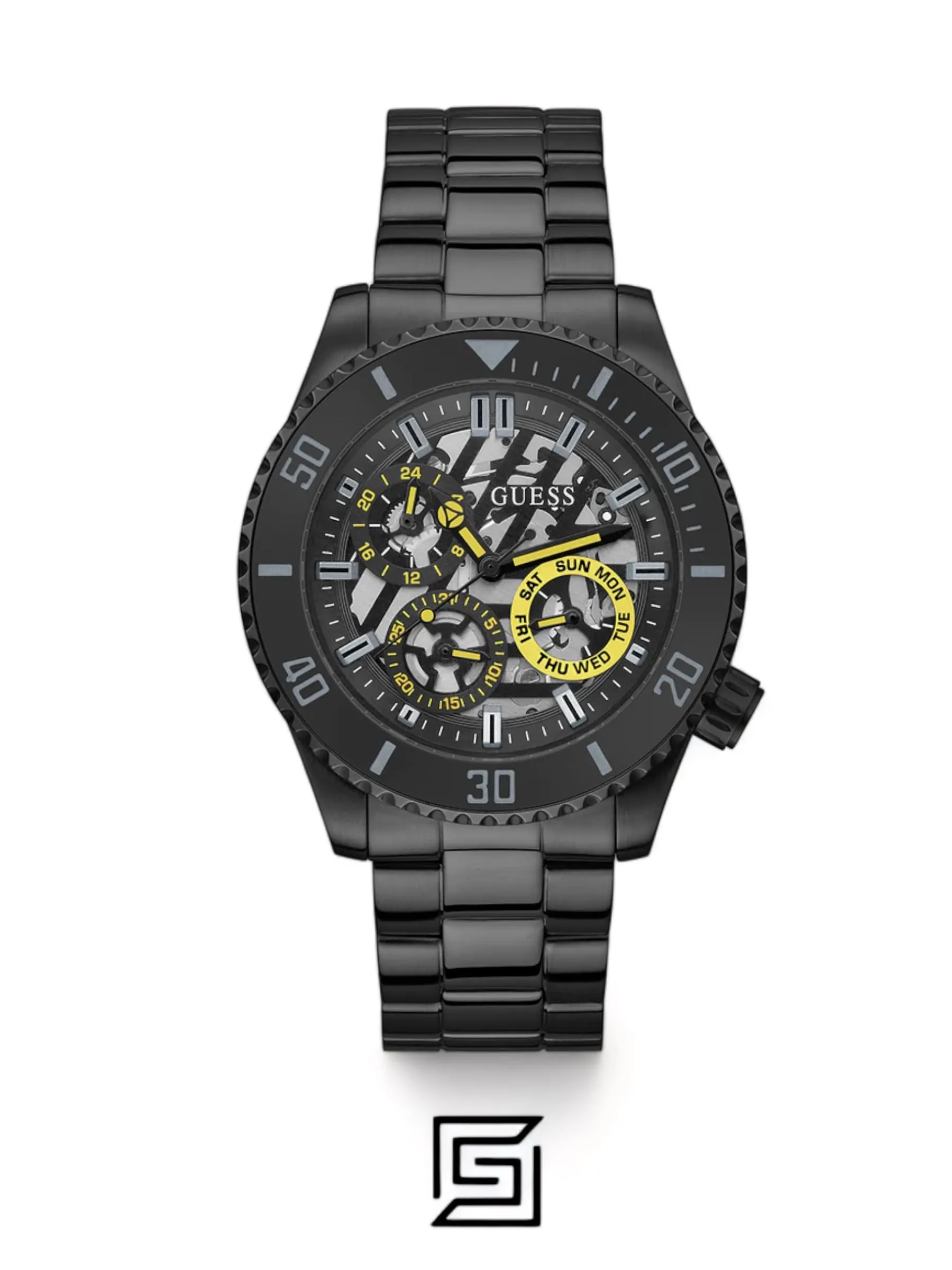 Men,Watches,Men,Original Watches watches GUESS Mens Black Multi-function Watch - GW0488G3 Guess