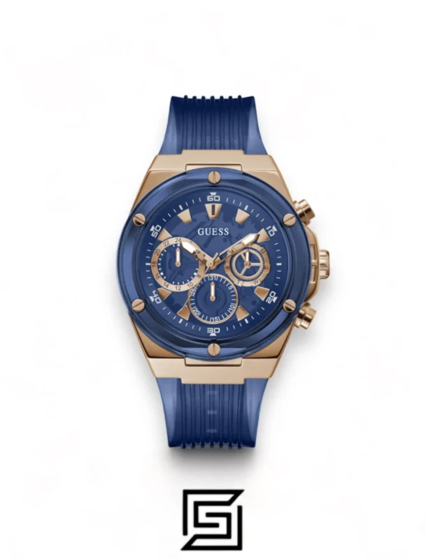 Men,Watches,Men,Original Watches Guess original-watches Men Chronograph Round Silicone Watch GW0425G3 - 46 mm Guess
