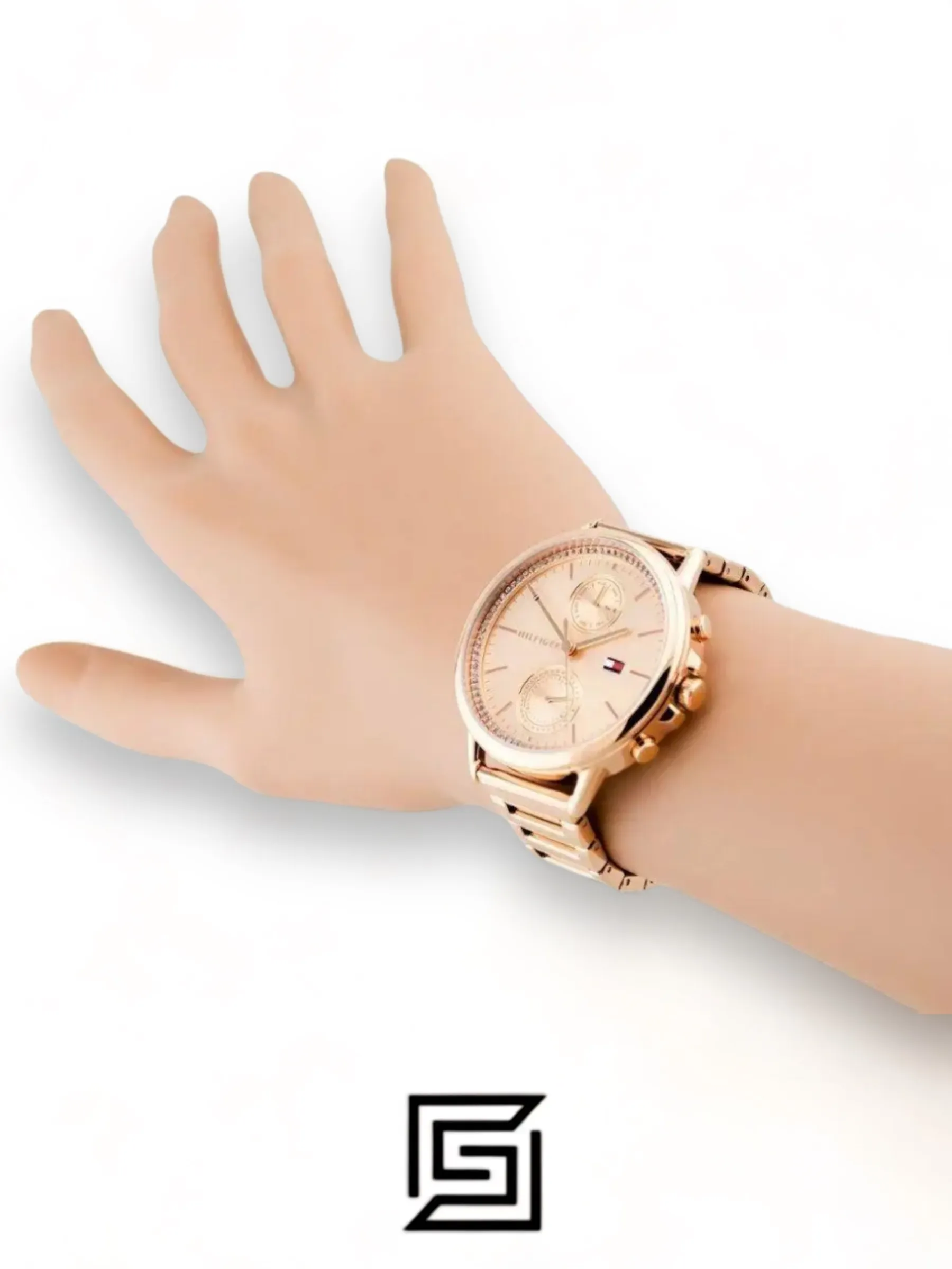 Original Watches,Women watches Tommy Hilfiger Women’s Quartz Rose Gold Stainless Steel Rose Gold Dial 40mm Watch 1781915 Tommy Hilfiger