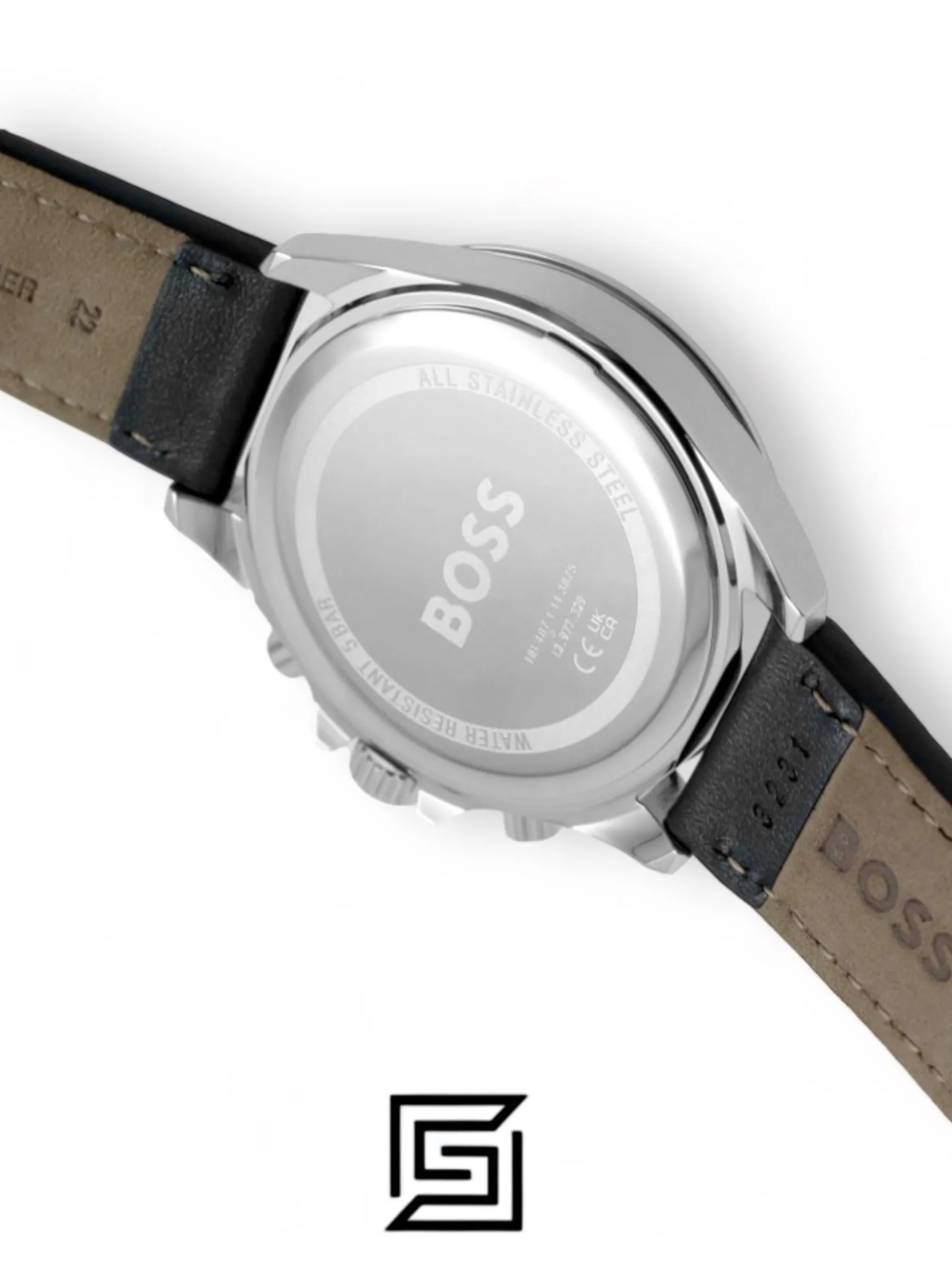 Men,Original Watches Hugo Boss original-watches Gents BOSS Troper Black Leather Strap Watch - 1514055 Boss