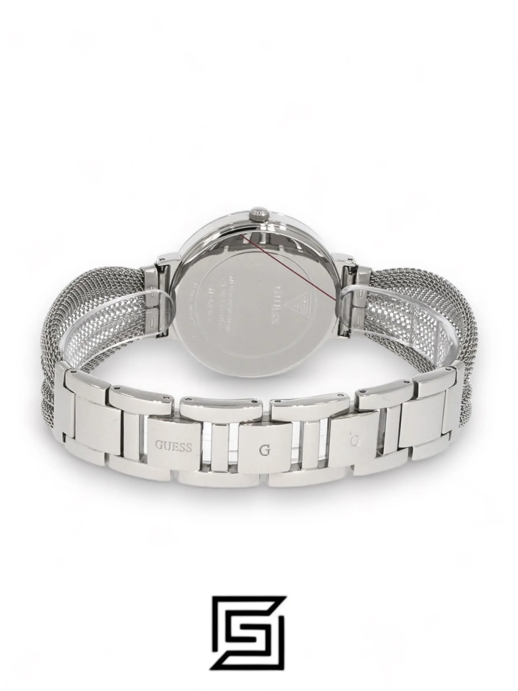 Original Watches,Women original-watches Guess Chiffon Analog Silver Dial Women's Watch - W1083L1 Guess