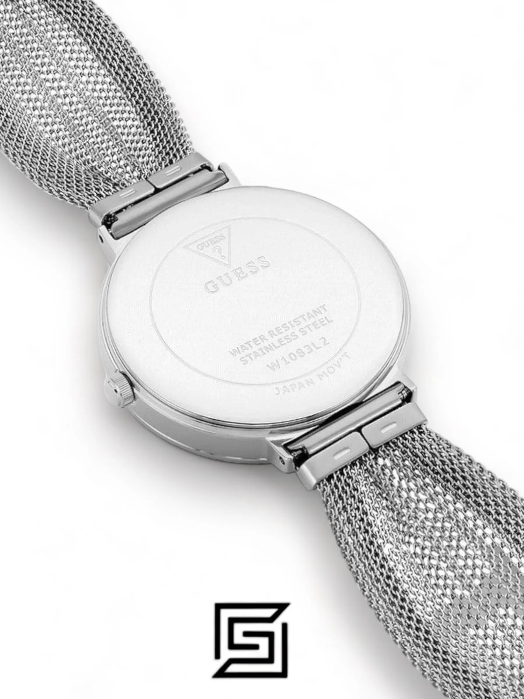 Original Watches,Women original-watches Guess Chiffon Analog Silver Dial Women's Watch - W1083L1 Guess