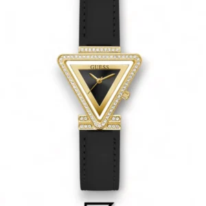 Original Watches,Women watches GUESS Ladies Black Gold Tone Analog Watch - GW0504L5 Guess