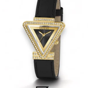 Original Watches,Women watches GUESS Ladies Black Gold Tone Analog Watch - GW0504L5 Guess