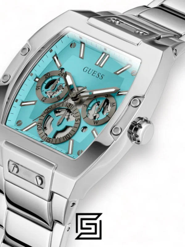 Men,Original Watches watches GUESS Mens Silver Tone Multi-function Watch - GW0456G4 Guess