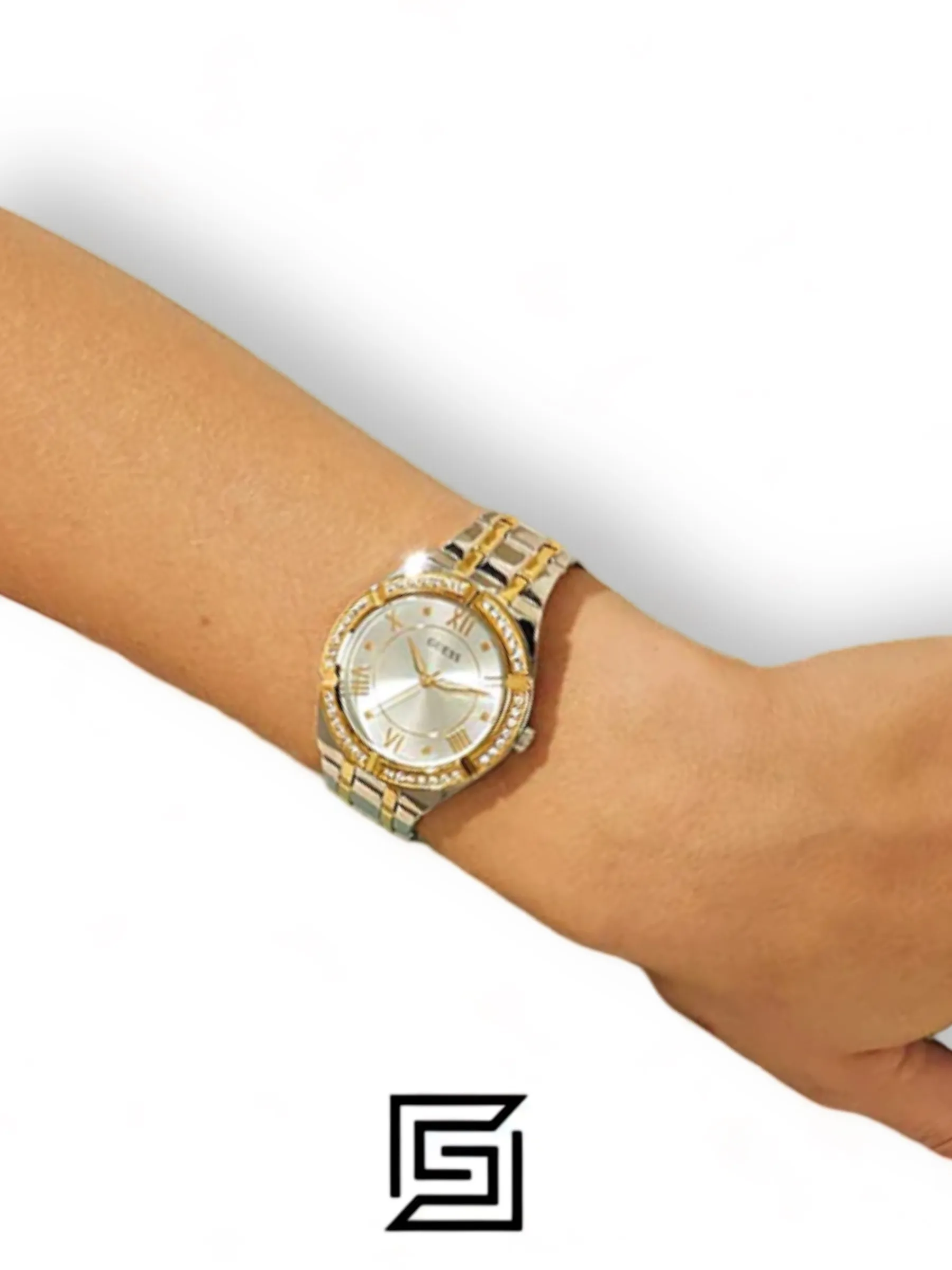 Original Watches,Women watches GUESS Ladies  Two Tone Analog Watch - GW0033L4 Guess