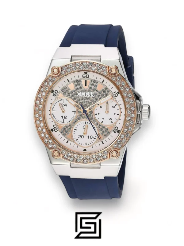 Original Watches,Women watches GUESS Women's Quartz Watch with Analog Display and Silicone Strap - W1291L2 Guess