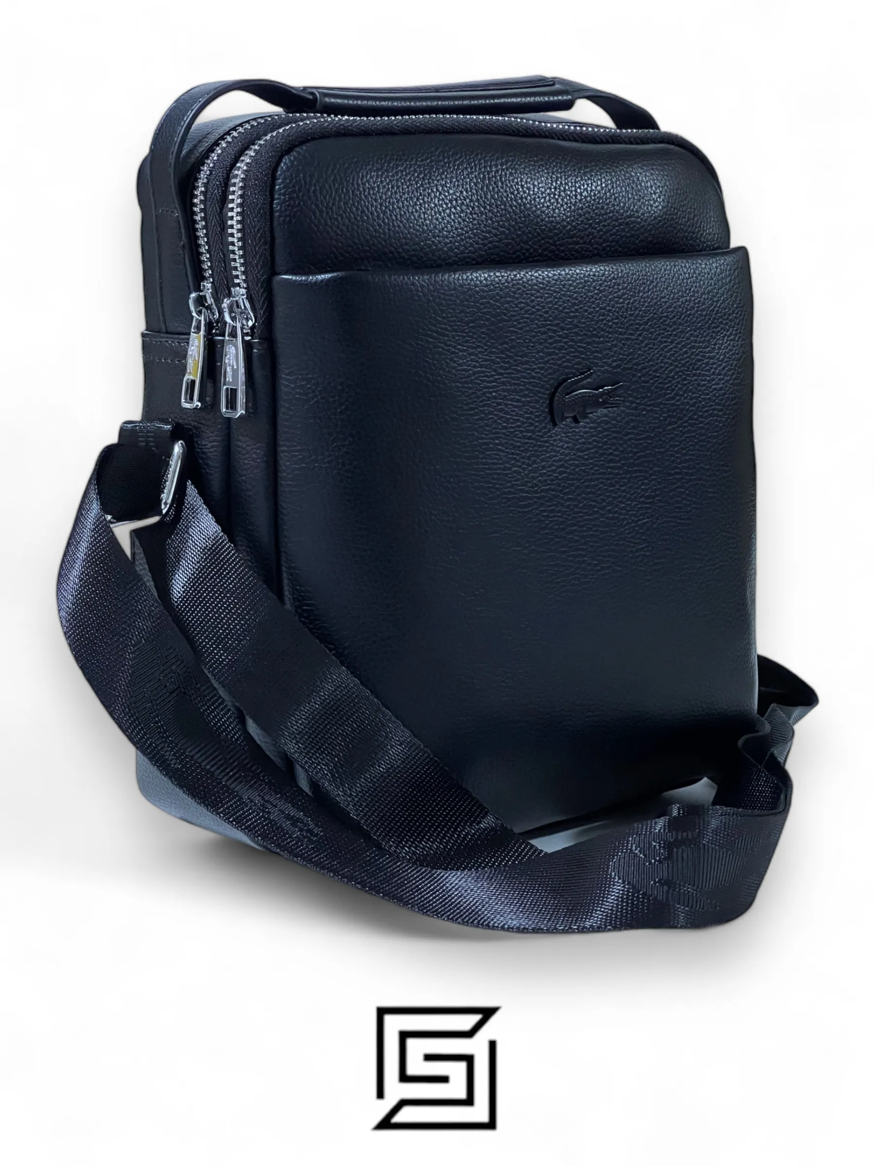 Bags,Leather,Men leather Lacoste CROSS 33811 - BLACK Lacoste