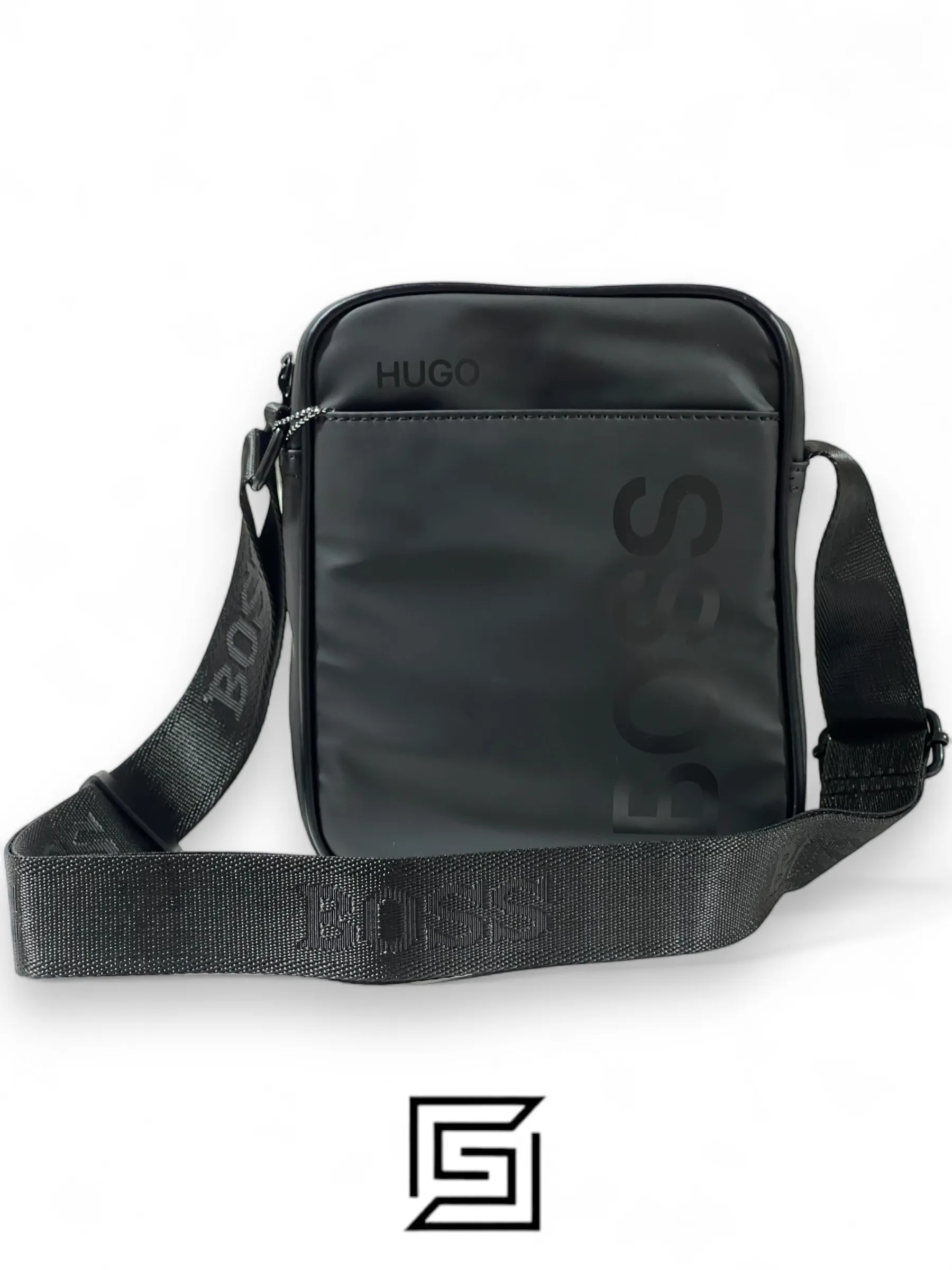 Bags,Leather,Men leather Boss Cross Bag E-08 - BLACK Boss
