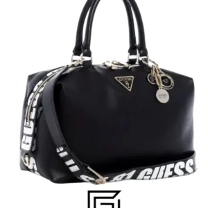 Bags,Leather,Women leather GUESS Women Narita Shoulder Bag BLACK Guess