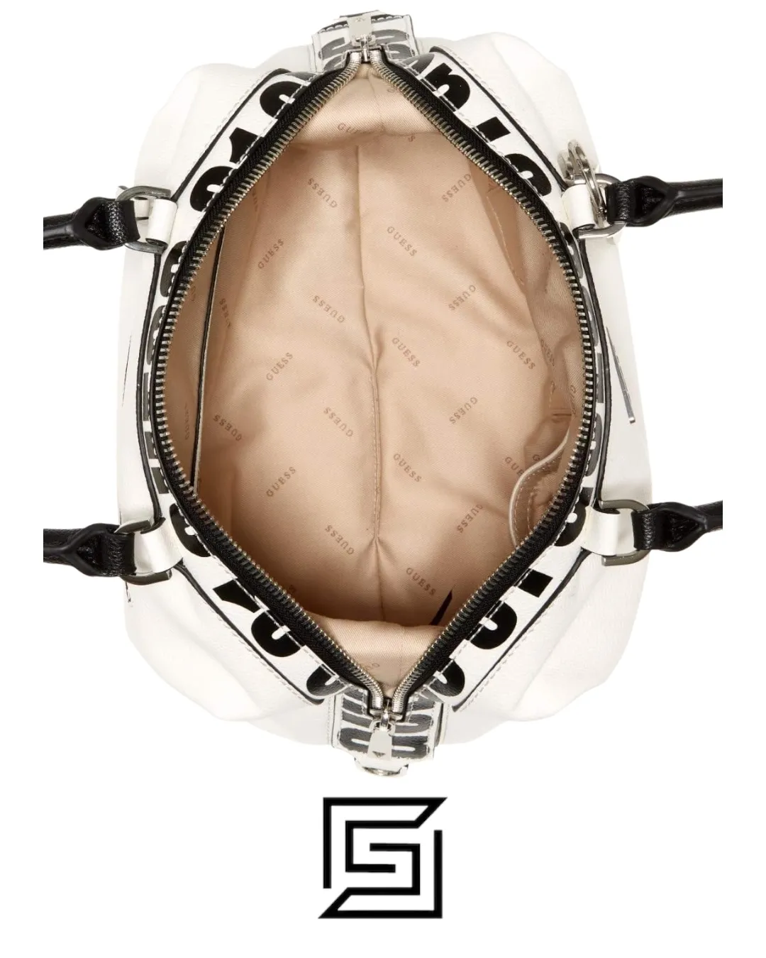 Bags,Leather,Women leather GUESS Women Narita Shoulder Bag White Guess