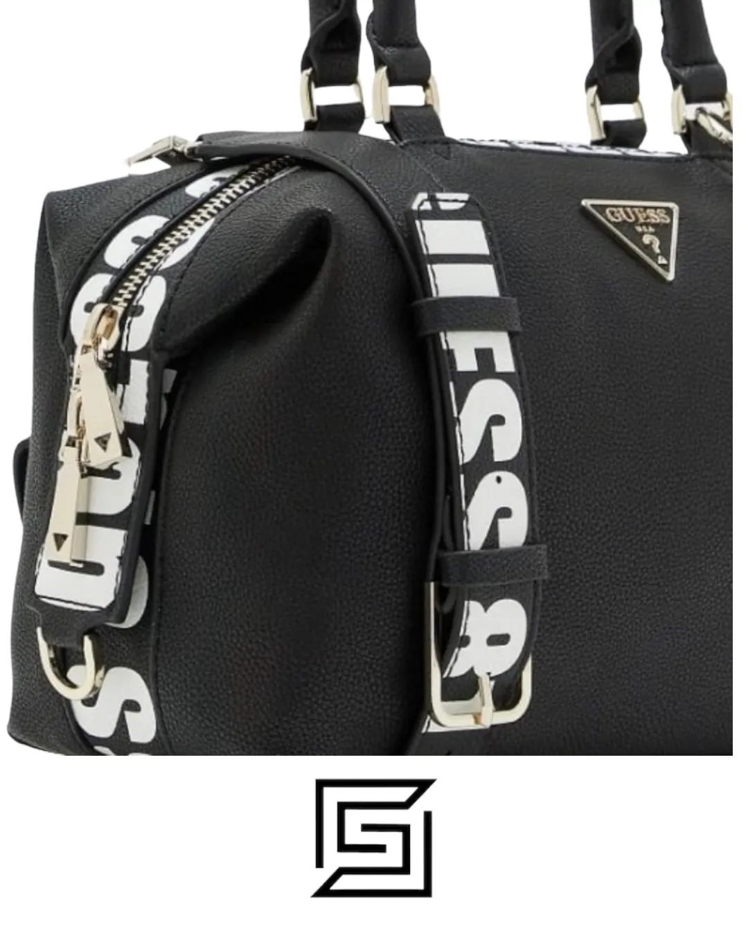 Bags,Leather,Women leather GUESS Women Narita Shoulder Bag BLACK Guess