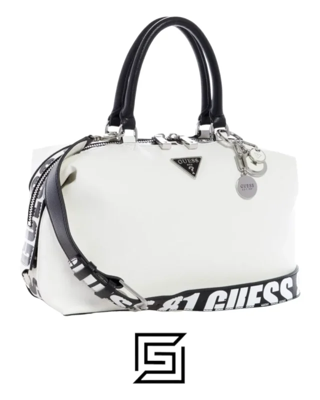 Bags,Leather,Women leather GUESS Women Narita Shoulder Bag White Guess
