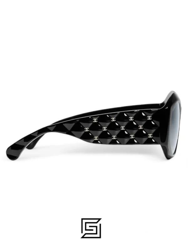 Sunglasses,Women sunglasses CHANEL 5486-A C.622/SA/BLACK X BLACK Chanel