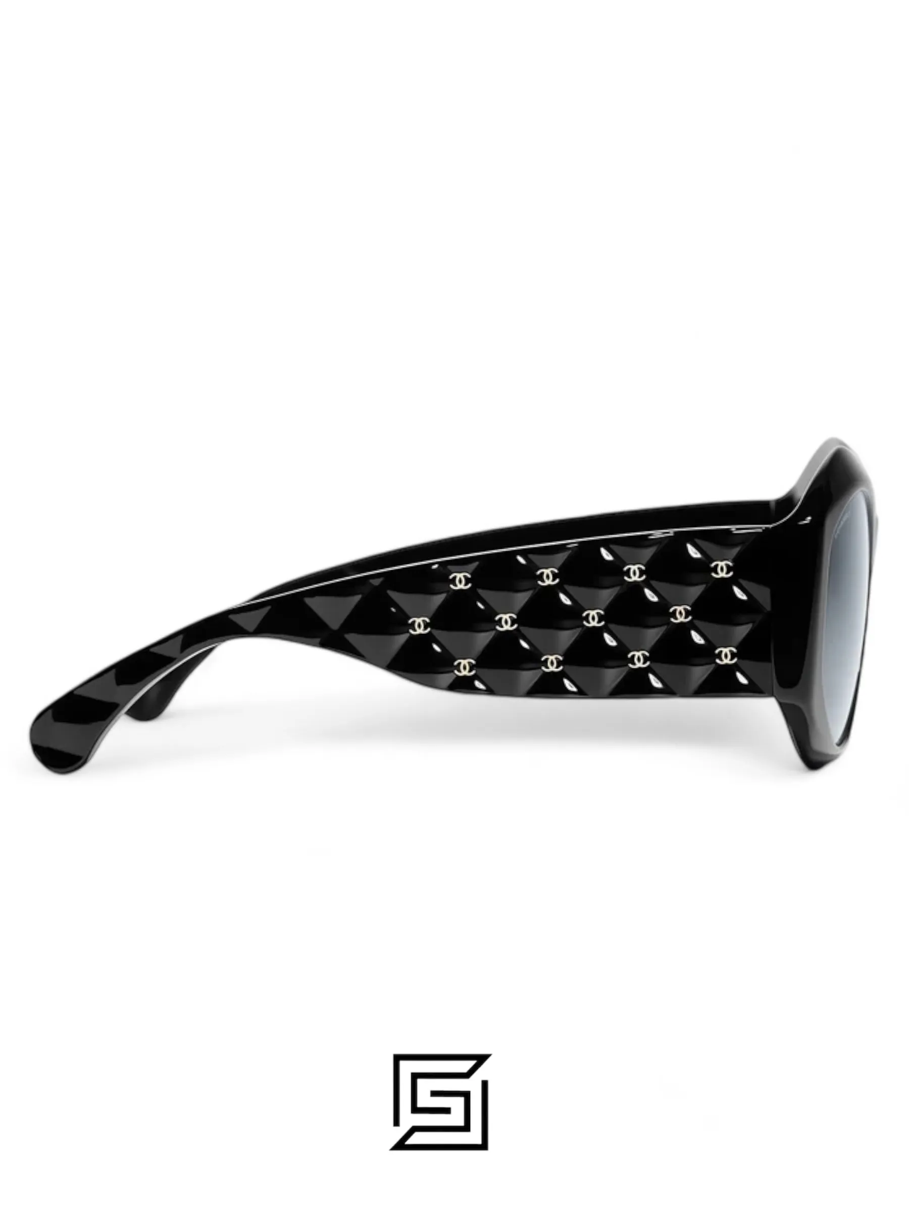 Sunglasses,Women sunglasses CHANEL 5486-A C.622/SA/BLACK X BLACK Chanel