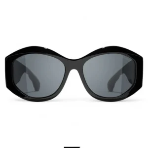 Sunglasses,Women sunglasses CHANEL 5486-A C.622/SA/BLACK X BLACK Chanel