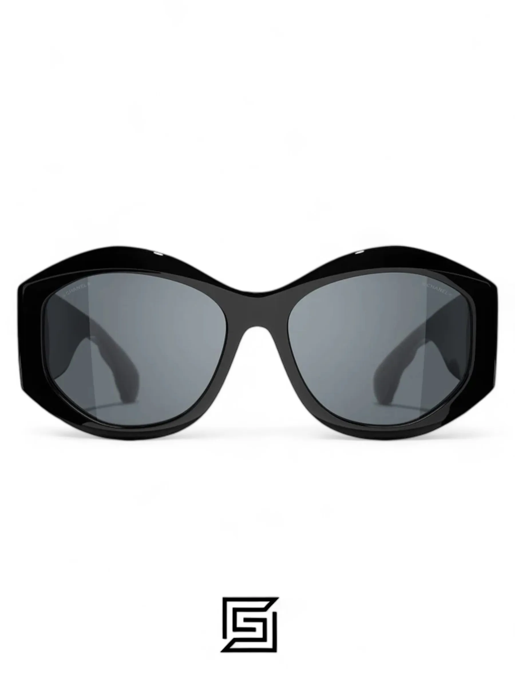 Sunglasses,Women sunglasses CHANEL 5486-A C.622/SA/BLACK X BLACK Chanel