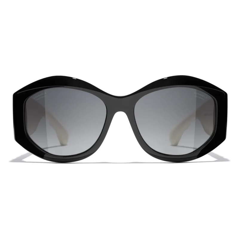 Sunglasses,Women sunglasses CHANEL 5486-A C.1656/S8/BLACK X GREY POLARISED Chanel