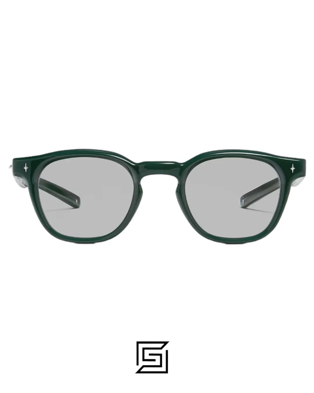 Men,Sunglasses,Women Gentle Monster sunglasses Vonzo GR6 - Green acetate frame Grey lenses Gentle Monster