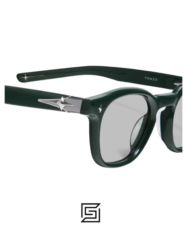 Men,Sunglasses,Women Gentle Monster sunglasses Vonzo GR6 - Green acetate frame Grey lenses Gentle Monster