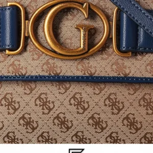 Bags,Leather,Women Guess leather Aviana Convertible X Body Flap Blue Guess