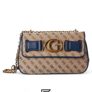 Bags,Leather,Women Guess leather Aviana Convertible X Body Flap Blue Guess