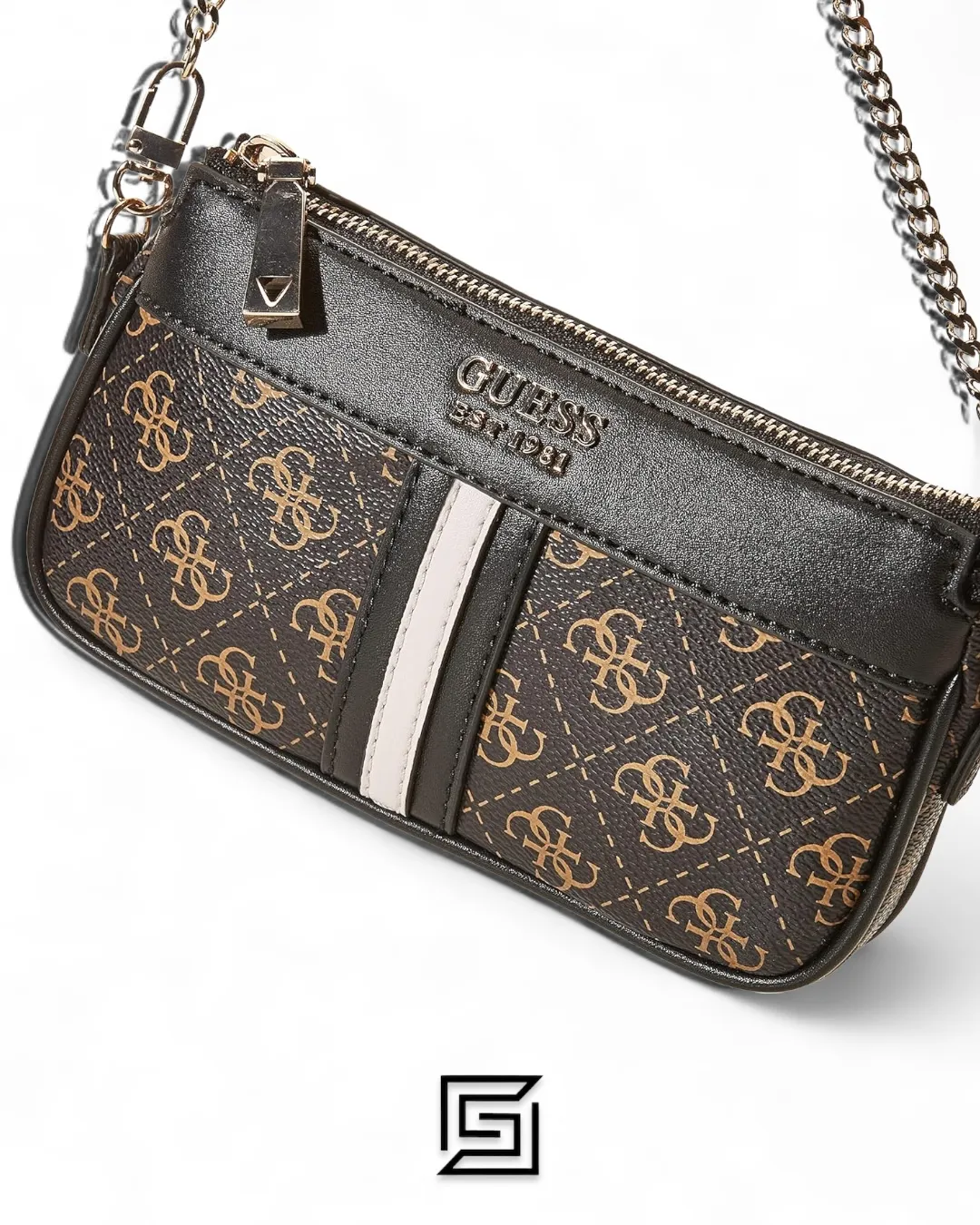 Bags,Leather,Women leather Guess Women's Kasinta Double Zip Shoulder Bag One Size Guess