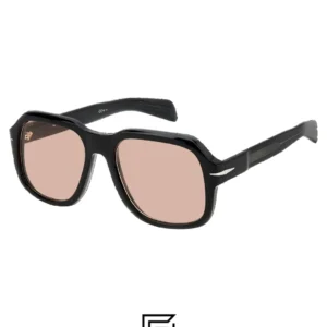 Men,Sunglasses David Beckham sunglasses DB 7090/S - Black Silver - Nude Red David Beckham