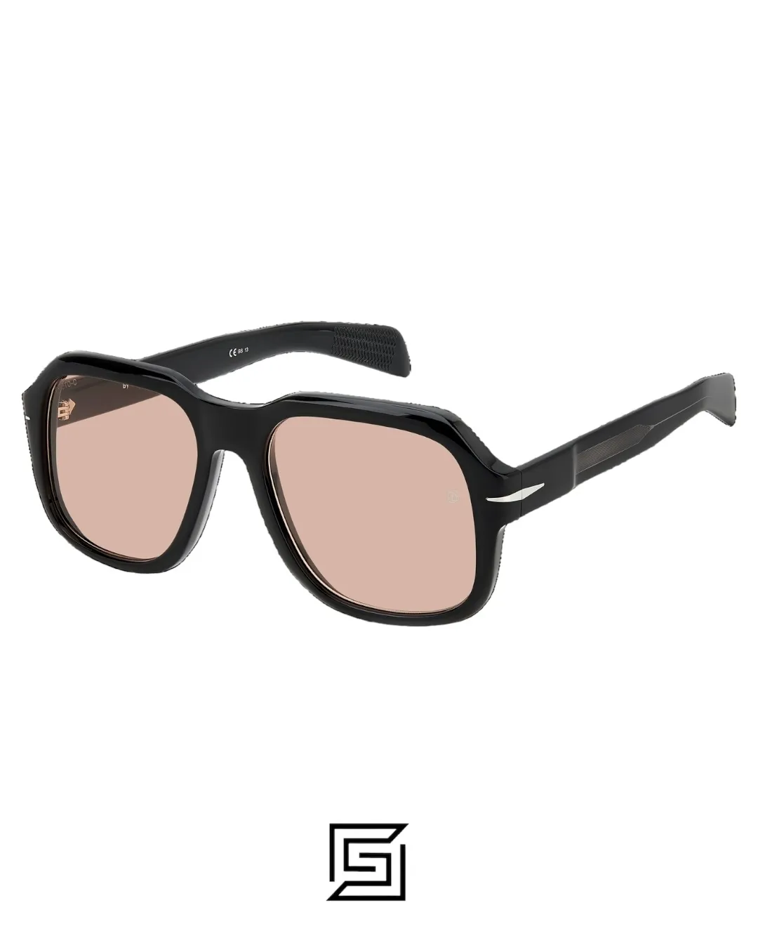 Men,Sunglasses David Beckham sunglasses DB 7090/S - Black Silver - Nude Red David Beckham