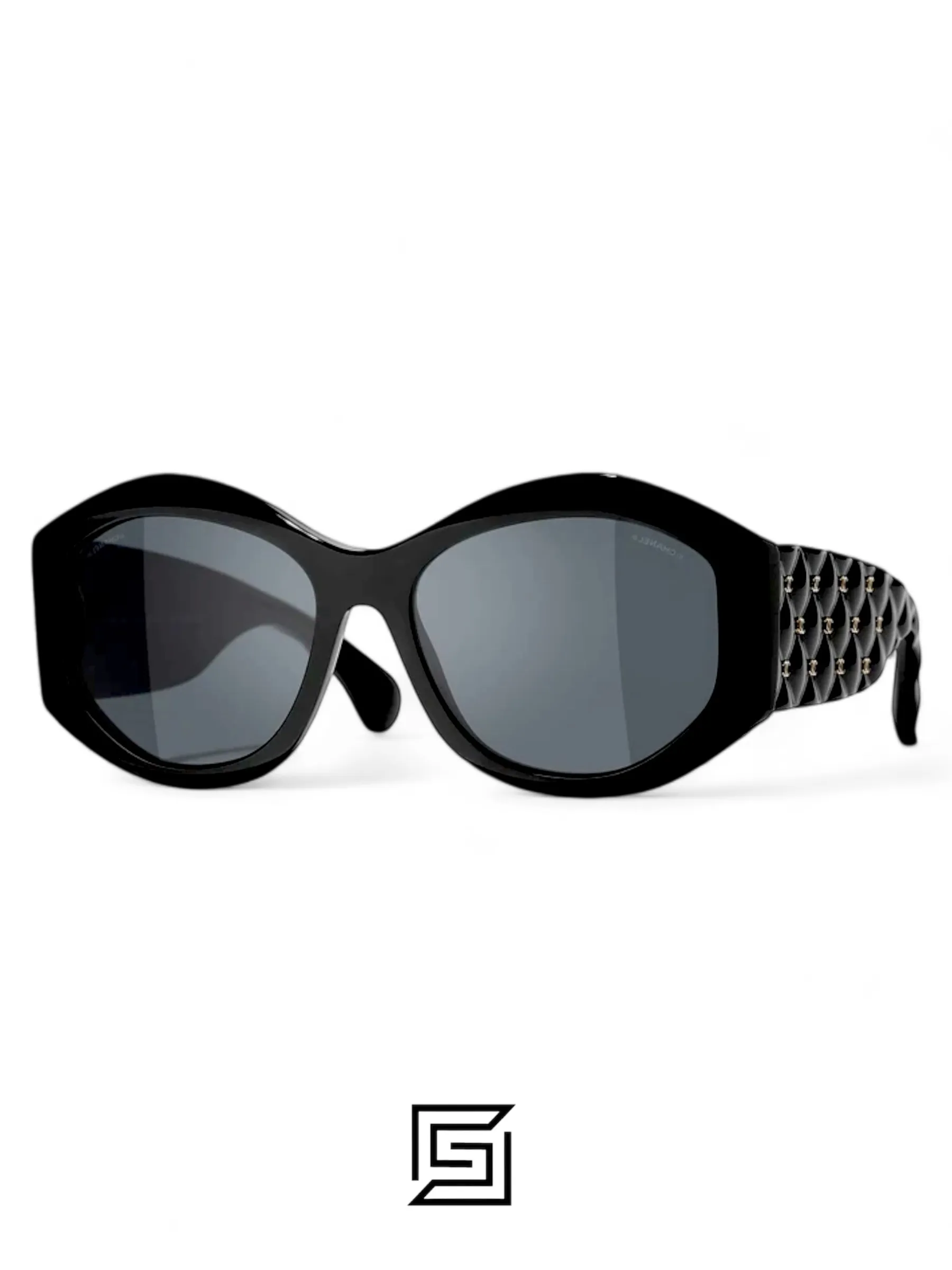 Sunglasses,Women sunglasses CHANEL 5486-A C.622/SA/BLACK X BLACK Chanel
