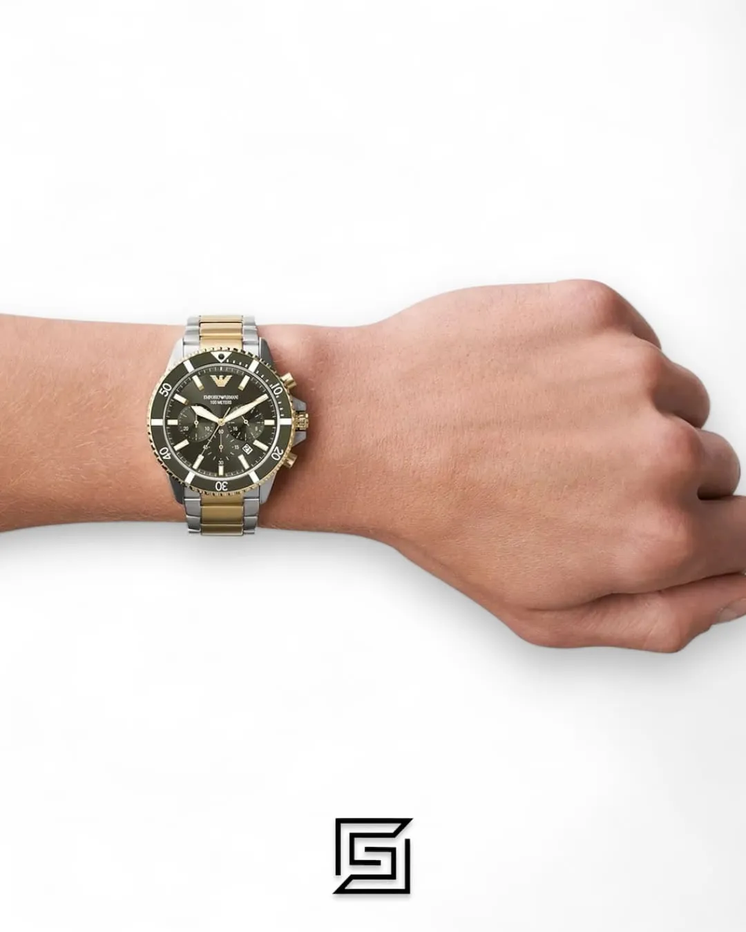 Men,Original Watches Armani original-watches Analog Black Dial Men's Watch AR11361 Emporio Armani