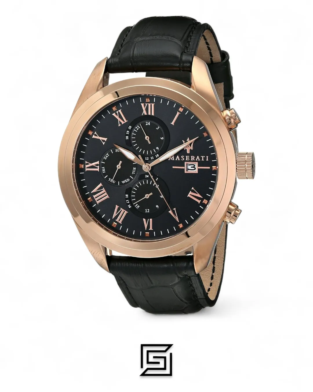 Men,Original Watches watches Maserati Traguardo Croc Embossed R8871612002 Maserati