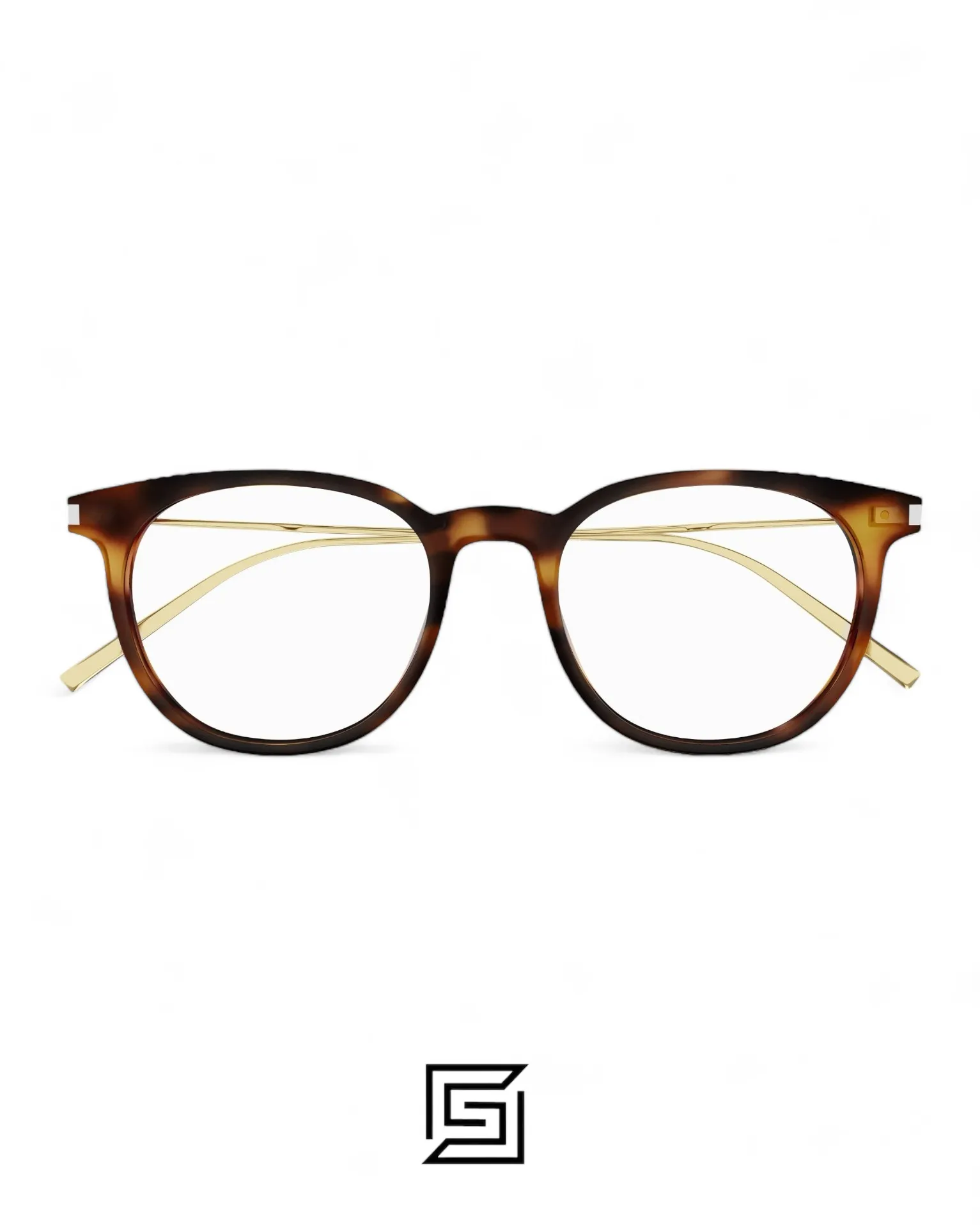 Eyeglasses,Men Saint Laurent eyeglasses SL579 002/TIGER BROWN Saint Laurent