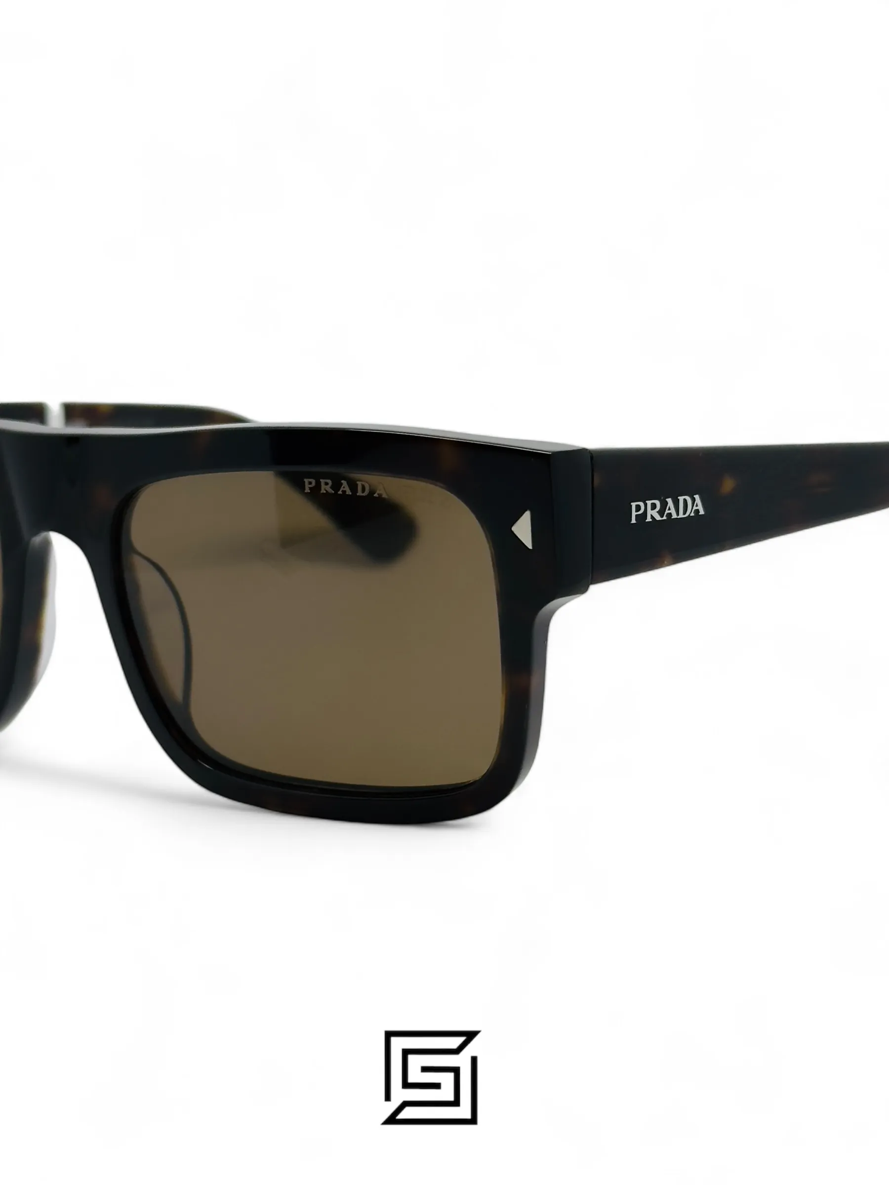 Men,Sunglasses sunglasses PRADA SPR A10SF 17N-01D/TIGER - BROWN Prada
