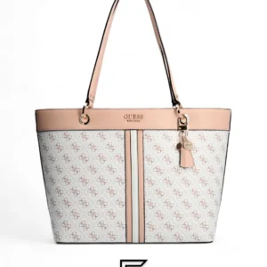 Bags,Leather,Women leather Guess Shoulder Bag Noelle white multi Hwkg7879230 Guess