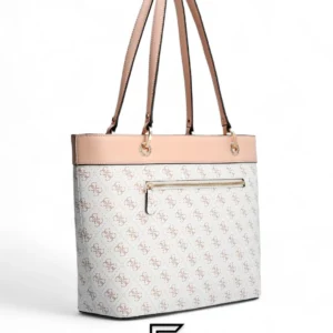 Bags,Leather,Women leather Guess Shoulder Bag Noelle white multi Hwkg7879230 Guess