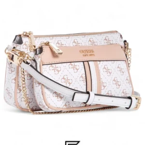 Bags,Leather,Women leather Guess Women's Kasinta Double Zip Shoulder Bag One Size Guess