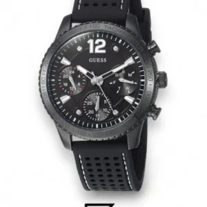 Original Watches,Women Guess original-watches Marina Women's Black Dial Silicone Band Watch - W1025L3 Guess